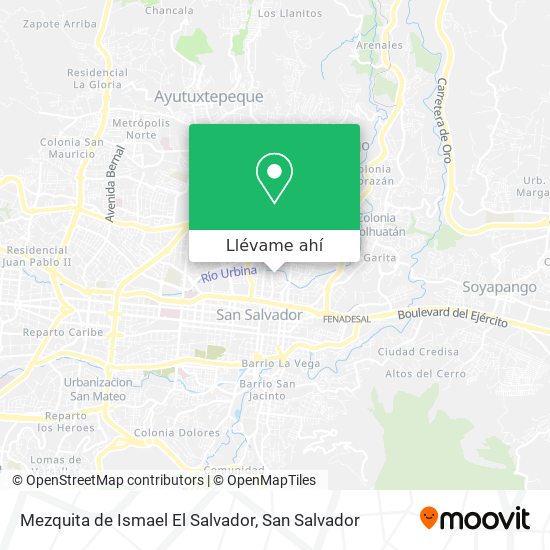 Mapa de Mezquita de Ismael El Salvador