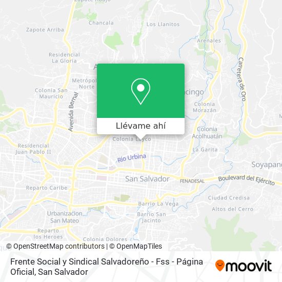 Mapa de Frente Social y Sindical Salvadoreño - Fss - Página Oficial