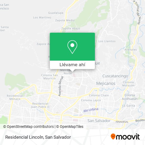 Cómo llegar a Residencial Lincoln en Mejicanos en Autobús?