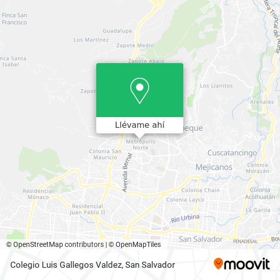 Mapa de Colegio Luis Gallegos Valdez