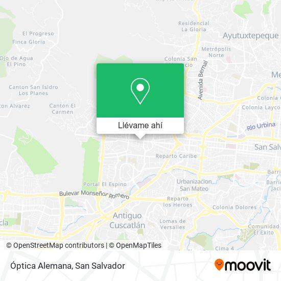 Mapa de Óptica Alemana