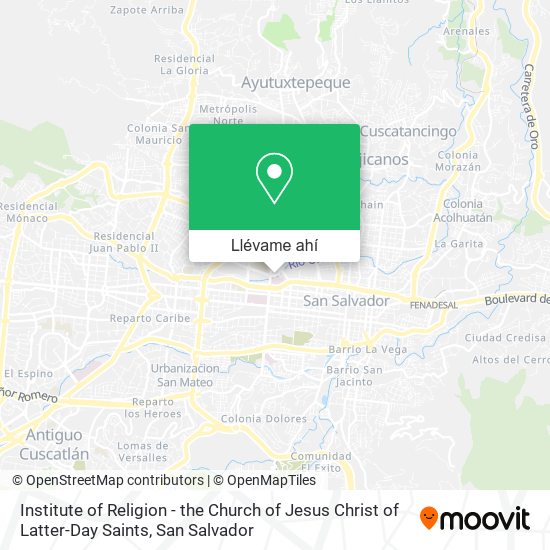 Mapa de Institute of Religion - the Church of Jesus Christ of Latter-Day Saints