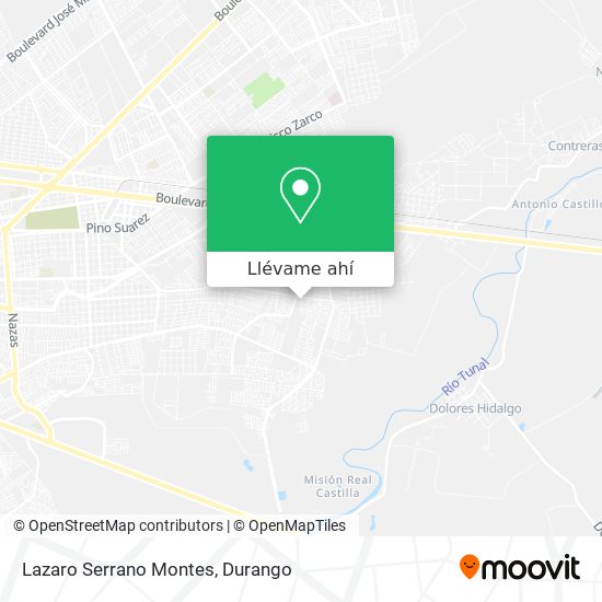Mapa de Lazaro Serrano Montes