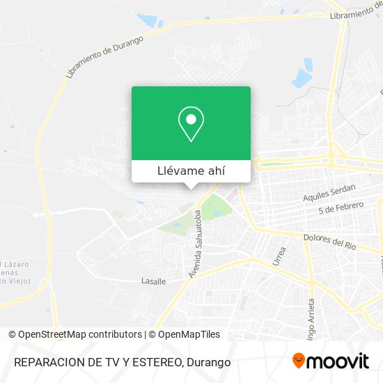 Mapa de REPARACION DE TV Y ESTEREO