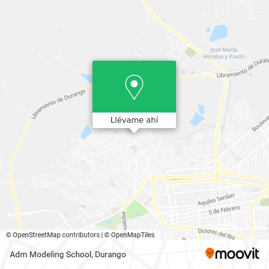 Mapa de Adm Modeling School