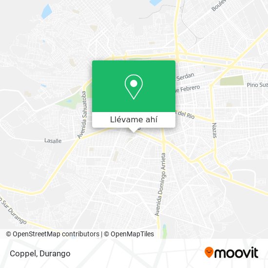 Mapa de Coppel