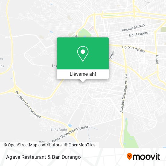 Mapa de Agave Restaurant & Bar