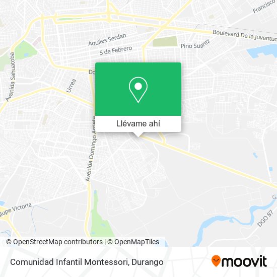 Mapa de Comunidad Infantil Montessori