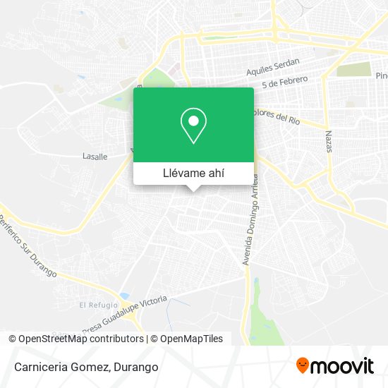 Mapa de Carniceria Gomez