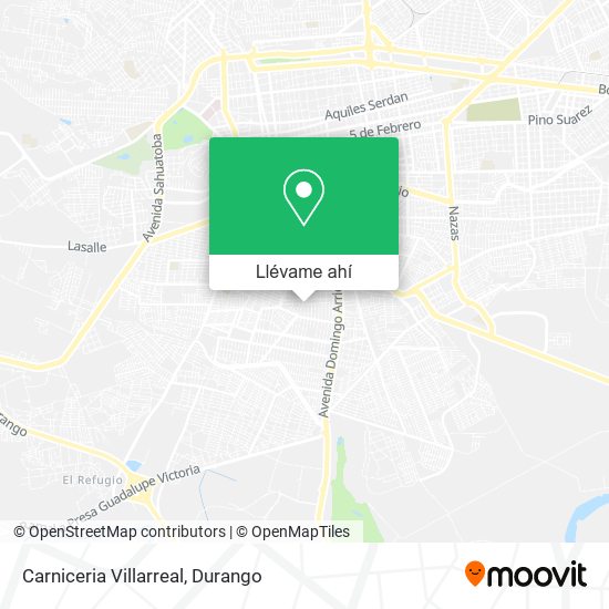 Mapa de Carniceria Villarreal
