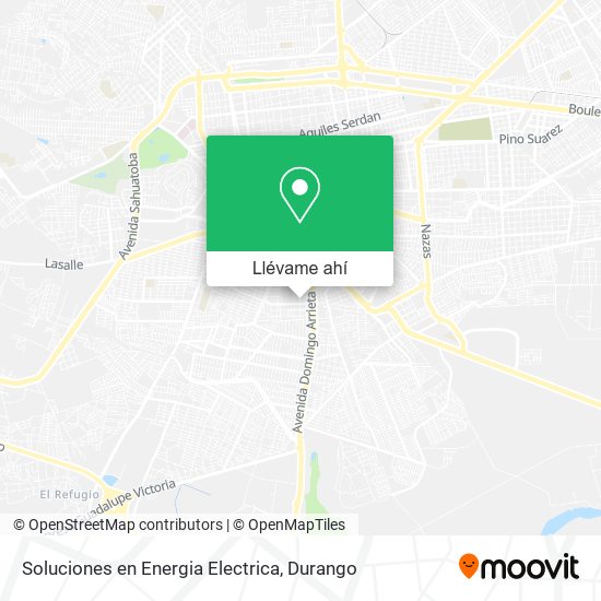 Mapa de Soluciones en Energia Electrica