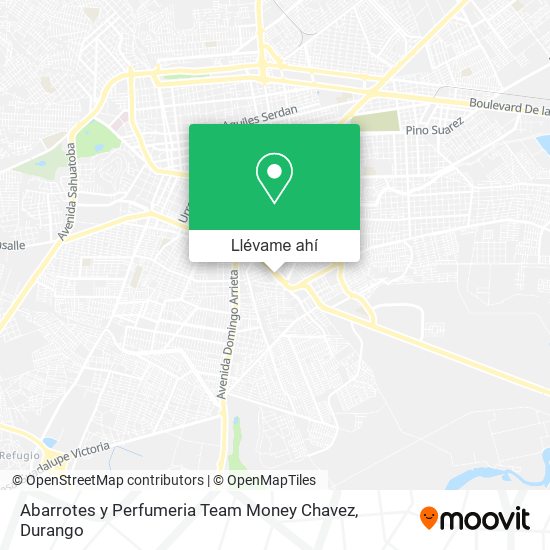 Mapa de Abarrotes y Perfumeria Team Money Chavez