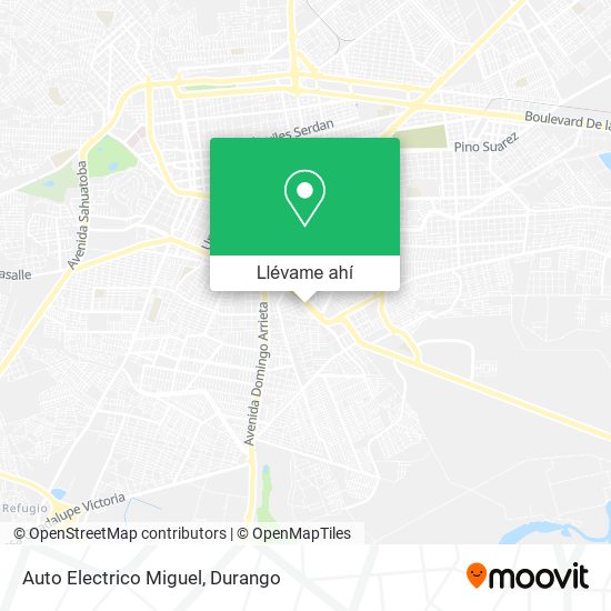 Mapa de Auto Electrico Miguel
