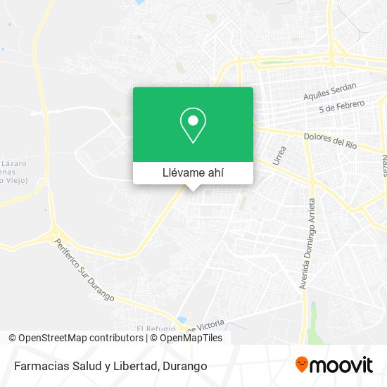 Mapa de Farmacias Salud y Libertad