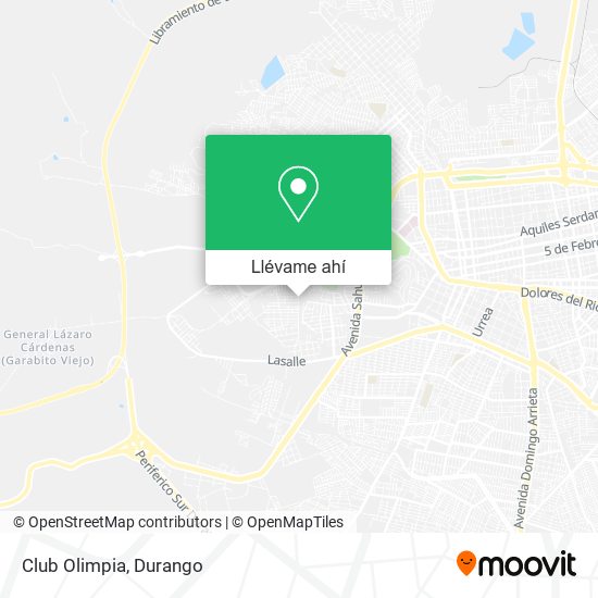 Mapa de Club Olimpia