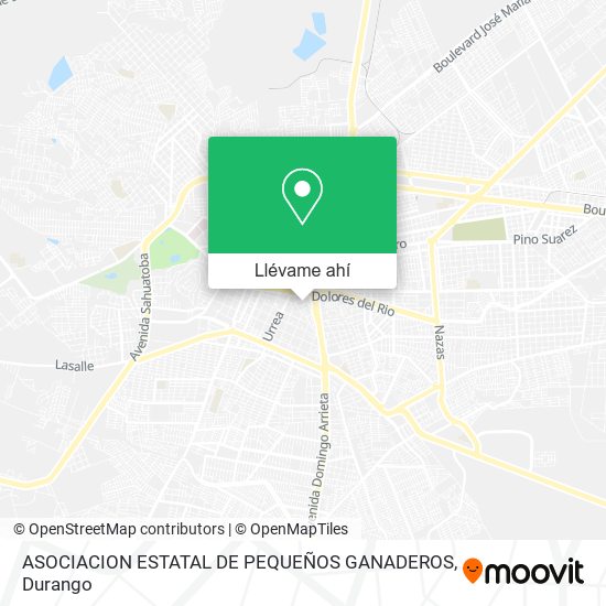 Mapa de ASOCIACION ESTATAL DE PEQUEÑOS GANADEROS