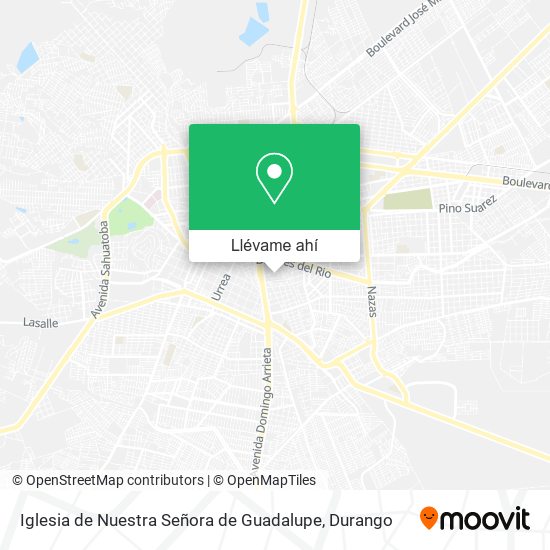 Mapa de Iglesia de Nuestra Señora de Guadalupe