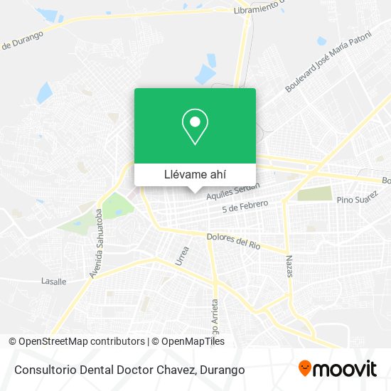 Mapa de Consultorio Dental Doctor Chavez