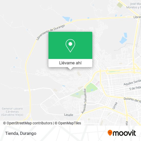 Mapa de Tienda