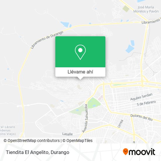 Mapa de Tiendita El Angelito