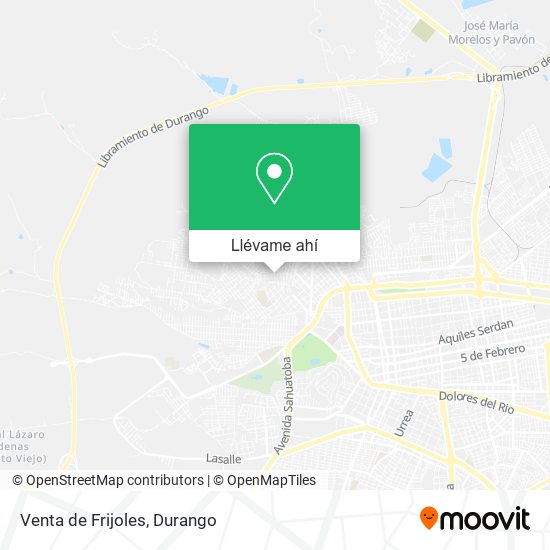 Mapa de Venta de Frijoles