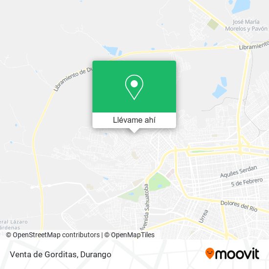 Mapa de Venta de Gorditas