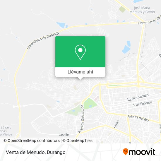 Mapa de Venta de Menudo