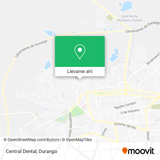 Mapa de Central Dental