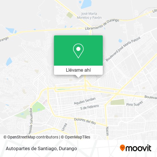 Mapa de Autopartes de Santiago