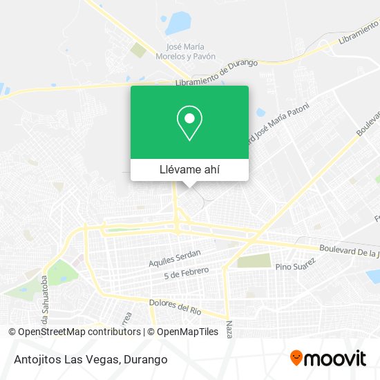 Mapa de Antojitos Las Vegas