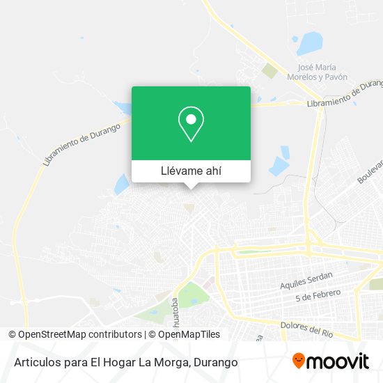 Mapa de Articulos para El Hogar La Morga