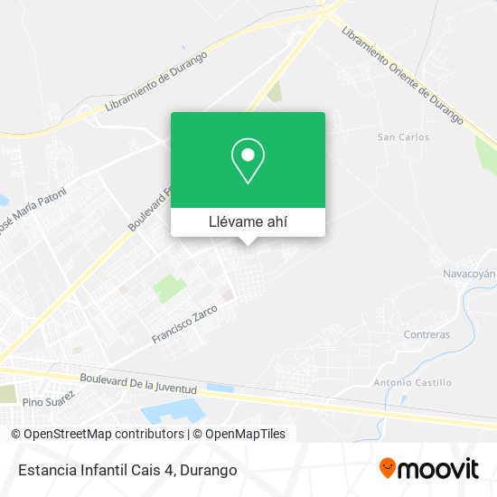 Mapa de Estancia Infantil Cais 4