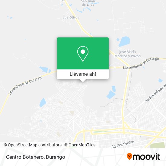 Mapa de Centro Botanero