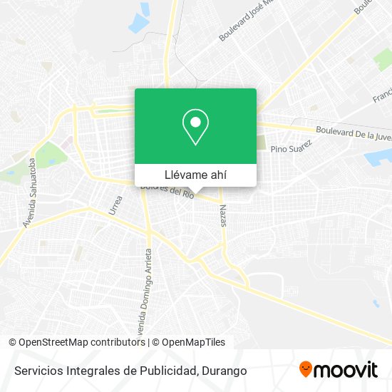 Mapa de Servicios Integrales de Publicidad