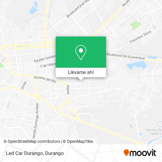 Mapa de Led Car Durango