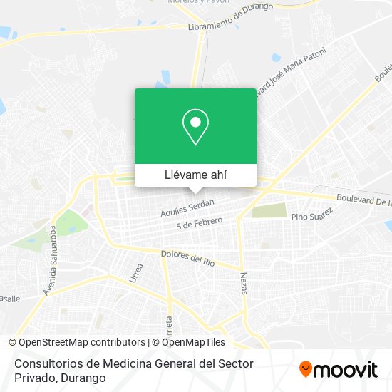 Mapa de Consultorios de Medicina General del Sector Privado