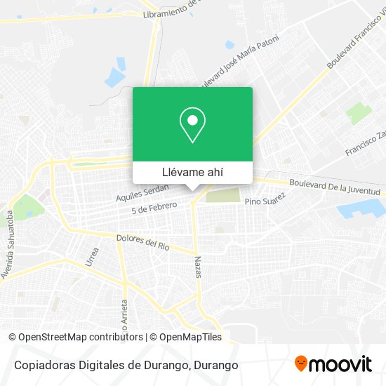 Mapa de Copiadoras Digitales de Durango