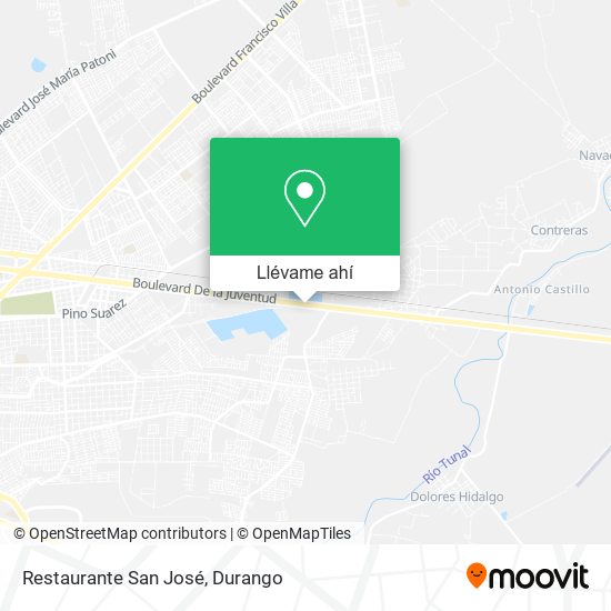 Mapa de Restaurante San José