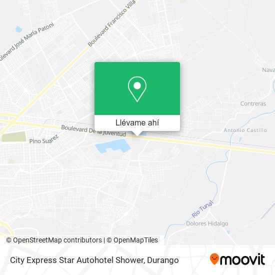 Mapa de City Express Star Autohotel Shower