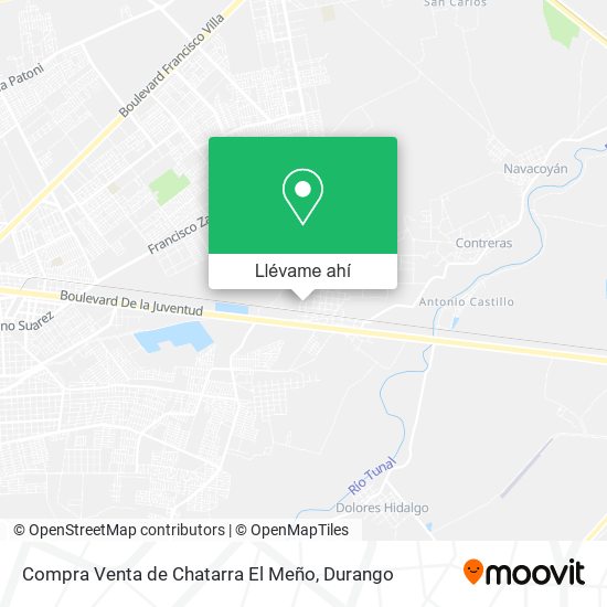 Mapa de Compra Venta de Chatarra El Meño