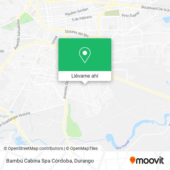 Mapa de Bambú Cabina Spa Córdoba