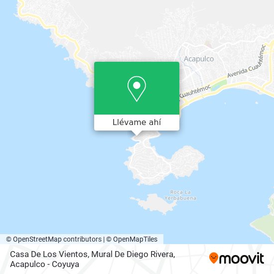 Mapa de Casa De Los Vientos, Mural De Diego Rivera