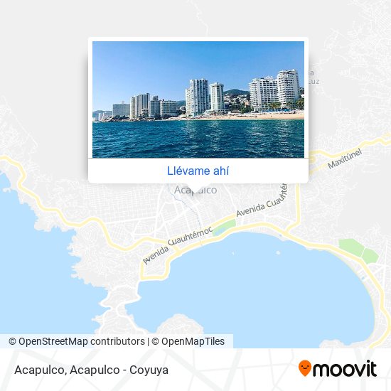 Mapa de Acapulco