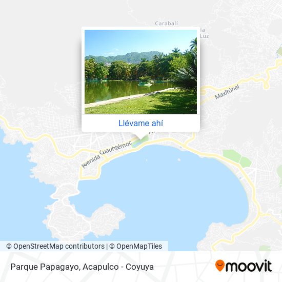 Mapa de Parque Papagayo