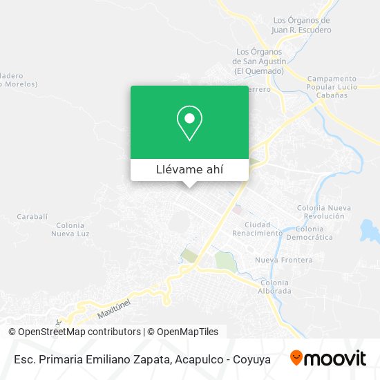 Mapa de Esc. Primaria Emiliano Zapata