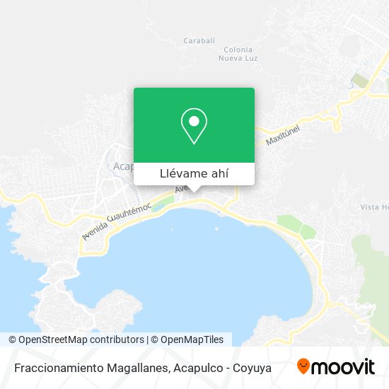 Mapa de Fraccionamiento Magallanes