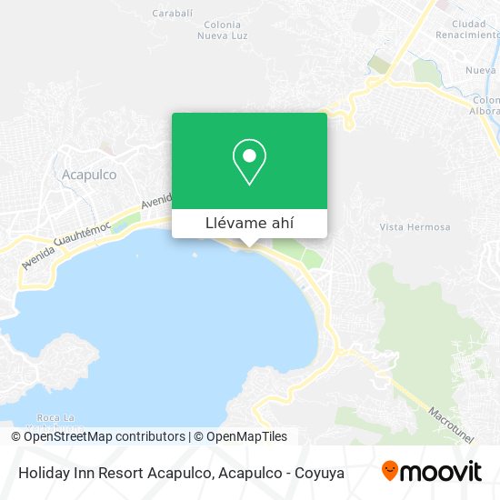 Mapa de Holiday Inn Resort Acapulco
