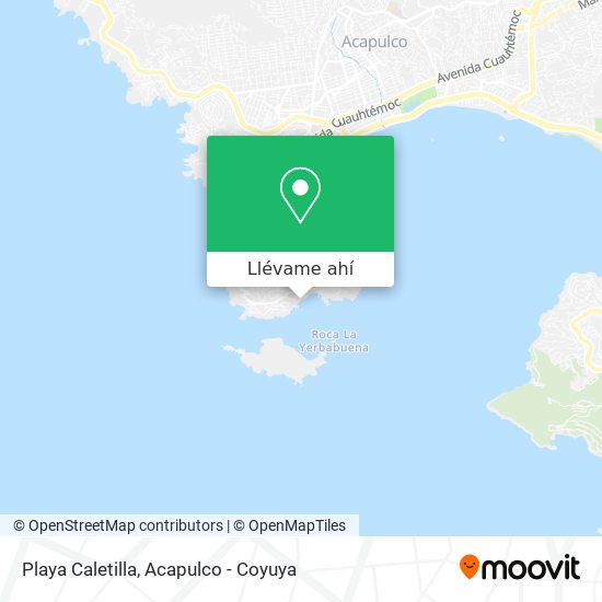 Mapa de Playa Caletilla