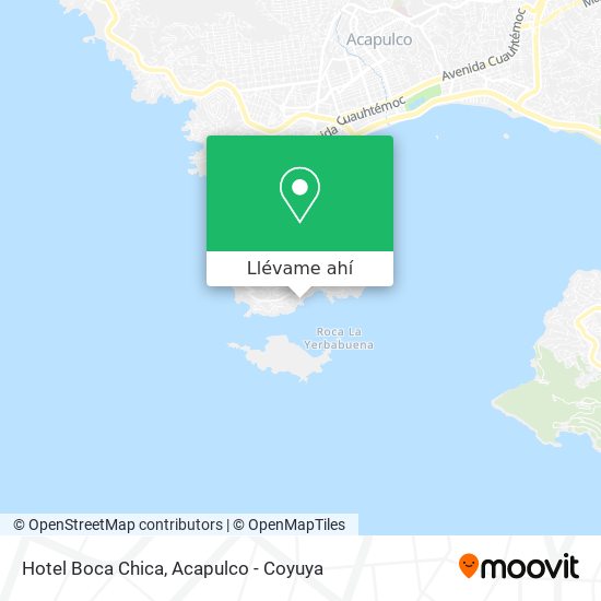 Mapa de Hotel Boca Chica