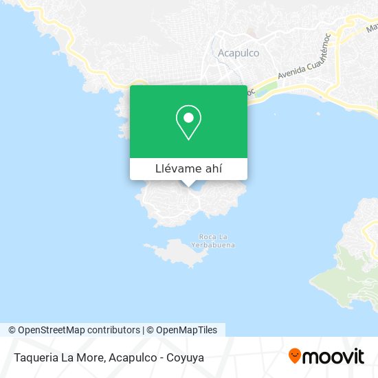 Mapa de Taqueria La More